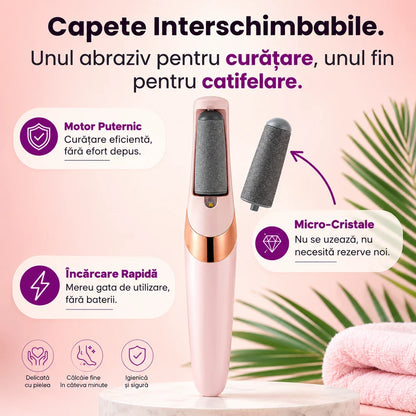 Aparat Electric Portabil pentru Călcâi