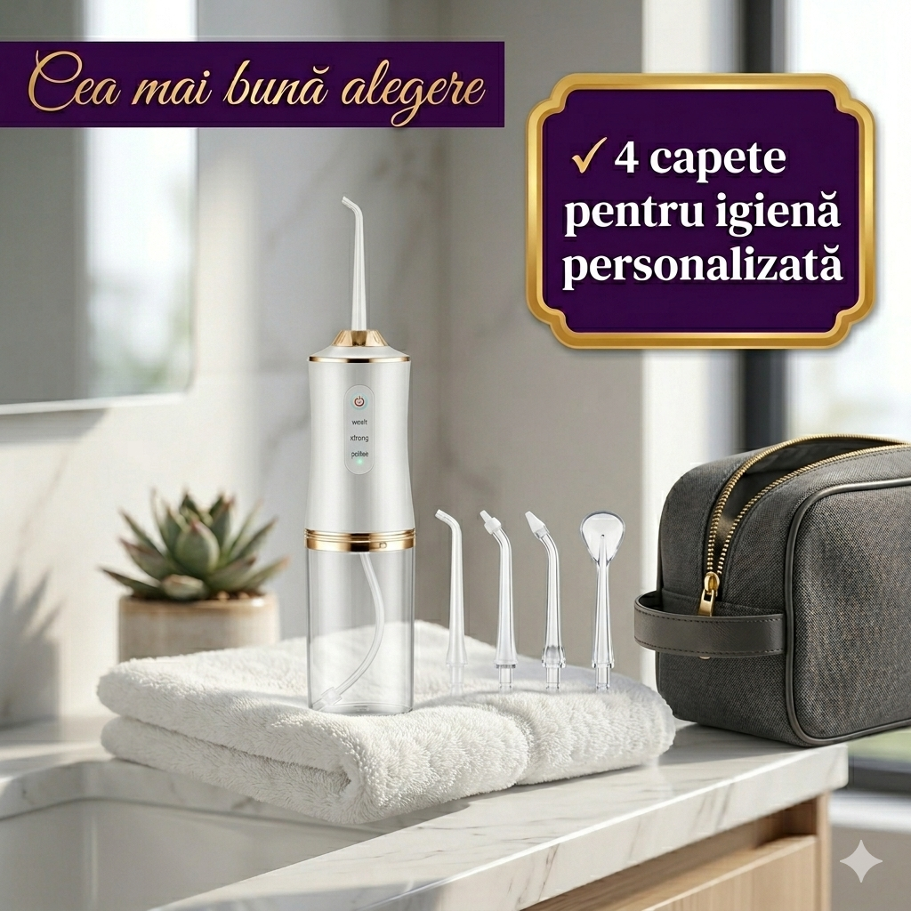 Irigator bucal si oral cu 4 capete