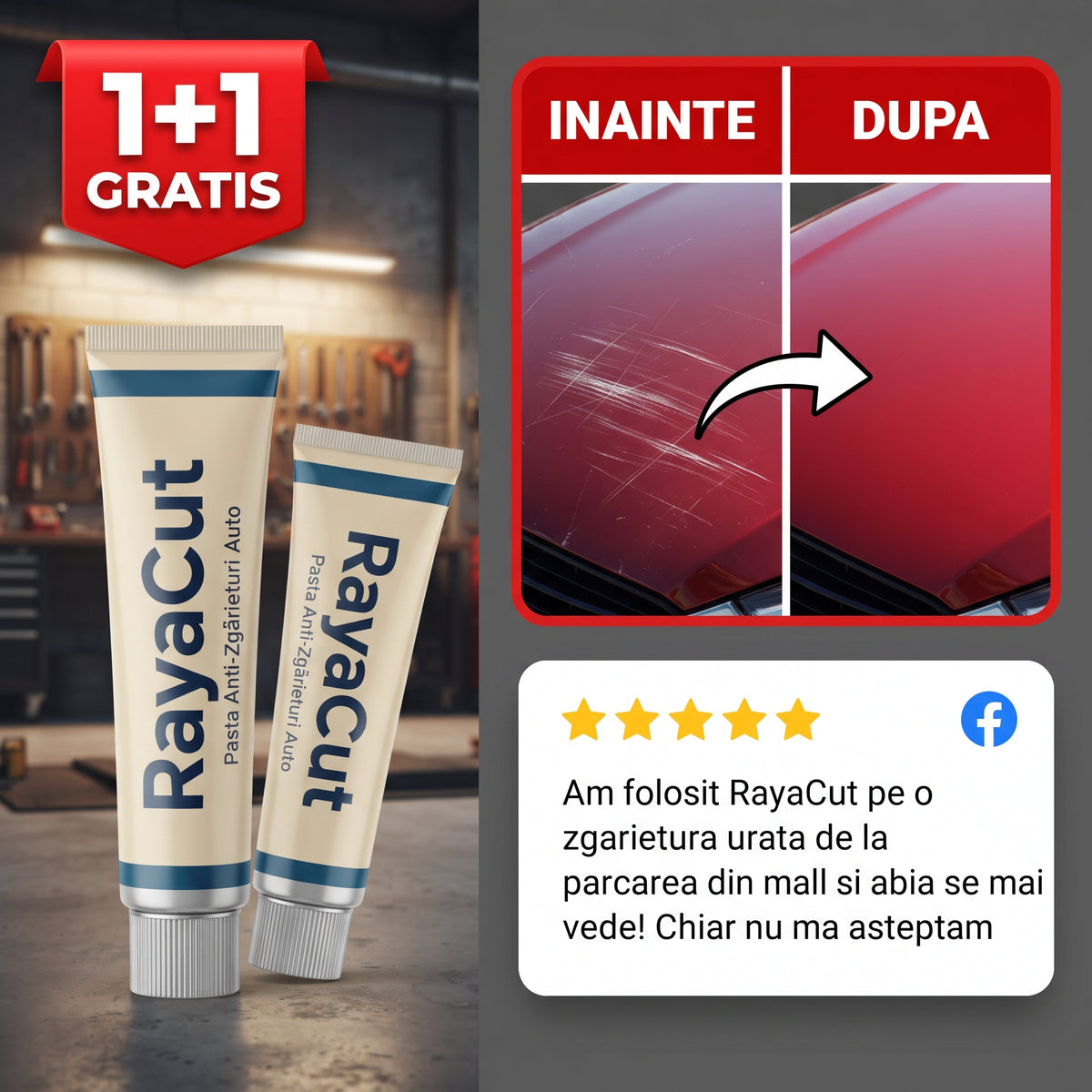 1+1 GRATIS ☑ Kit de Reparare Zgârieturi