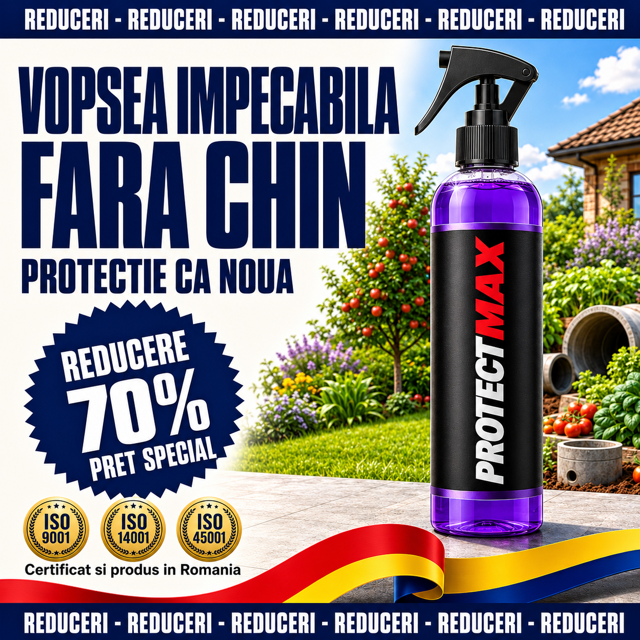 3 Sticle de Ceară Lichidă Ceramică ProtectMax, 236ml